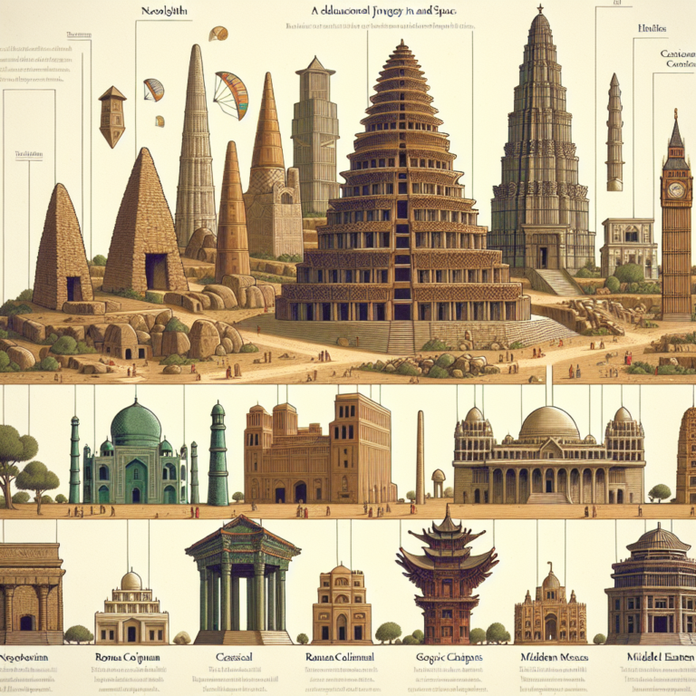 Architectural Wonders: Tracing Cultural Evolution Through Design