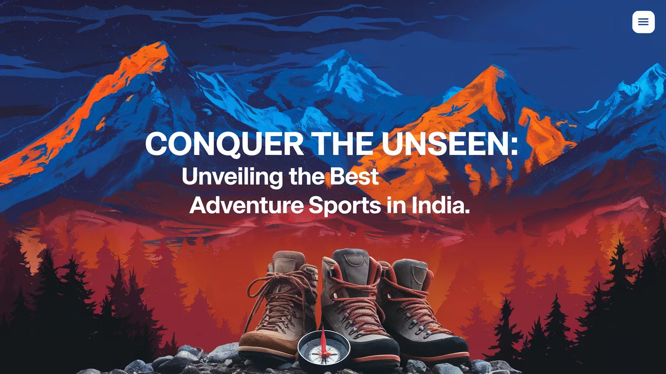Conquer the Unseen: Unveiling the Best Adventure Sports in India