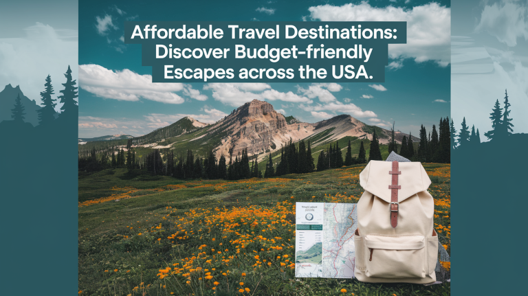 Affordable Travel Destinations: Discover Budget-Friendly Escapes Across the USA