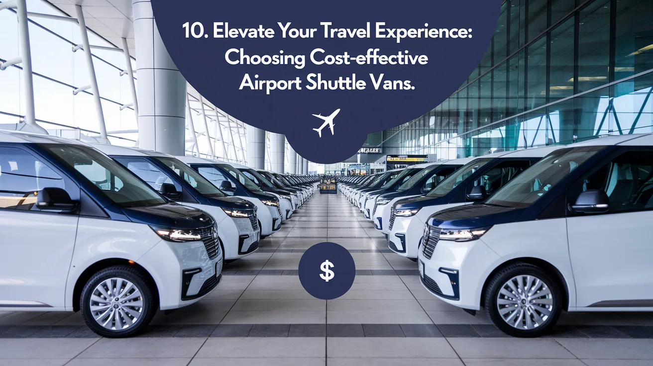 10. Elevate Your Travel Experience: Choosing Cost-Effective Airport Shuttle Vans