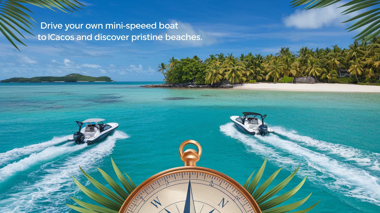Drive Your Own Mini-Speed Boat to Icacos and Discover Pristine Beaches
