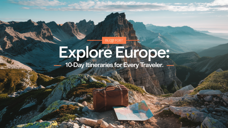 Explore Europe: 10-Day Itineraries for Every Traveler